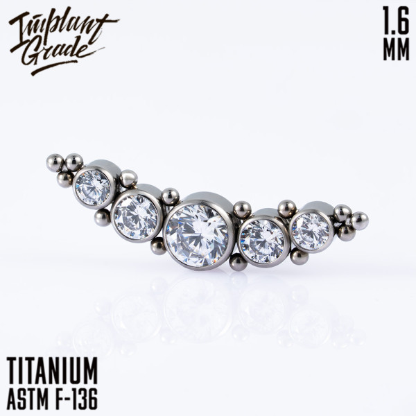 Накрутка-кластер Crystalline 1.6 мм