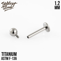 Лабрет для пирсинга 1.2 мм (16 G) Лабрет для пирсинга 1.2 мм (16 G)