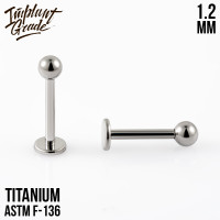 Лабрет для пирсинга 1.2 мм (16 G) Лабрет для пирсинга 1.2 мм (16 G)