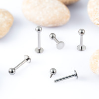 Лабрет для пирсинга 1.2 мм (16 G) Лабрет для пирсинга 1.2 мм (16 G)