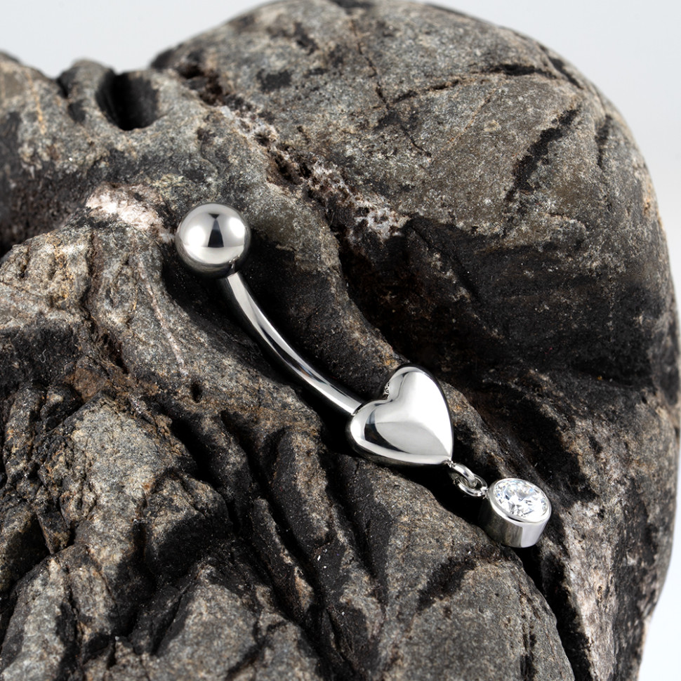 Банан Pendant Heart 1.6 мм (14G) 