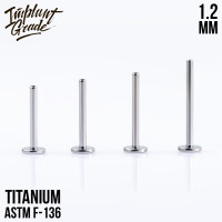 Ножка лабрета для пирсинга 1.2 мм (16 G), основа 4 мм Ножка лабрета для пирсинга 1.2 мм (16 G), основа 4 мм