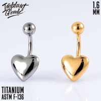 Банан Simple Heart 1.6 мм (14G)