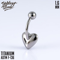 Банан Simple Heart 1.6 мм (14G)