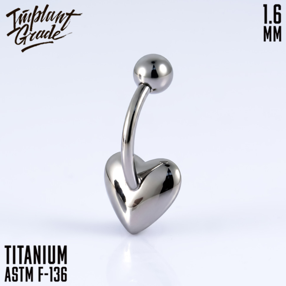 Банан Simple Heart 1.6 мм (14G)