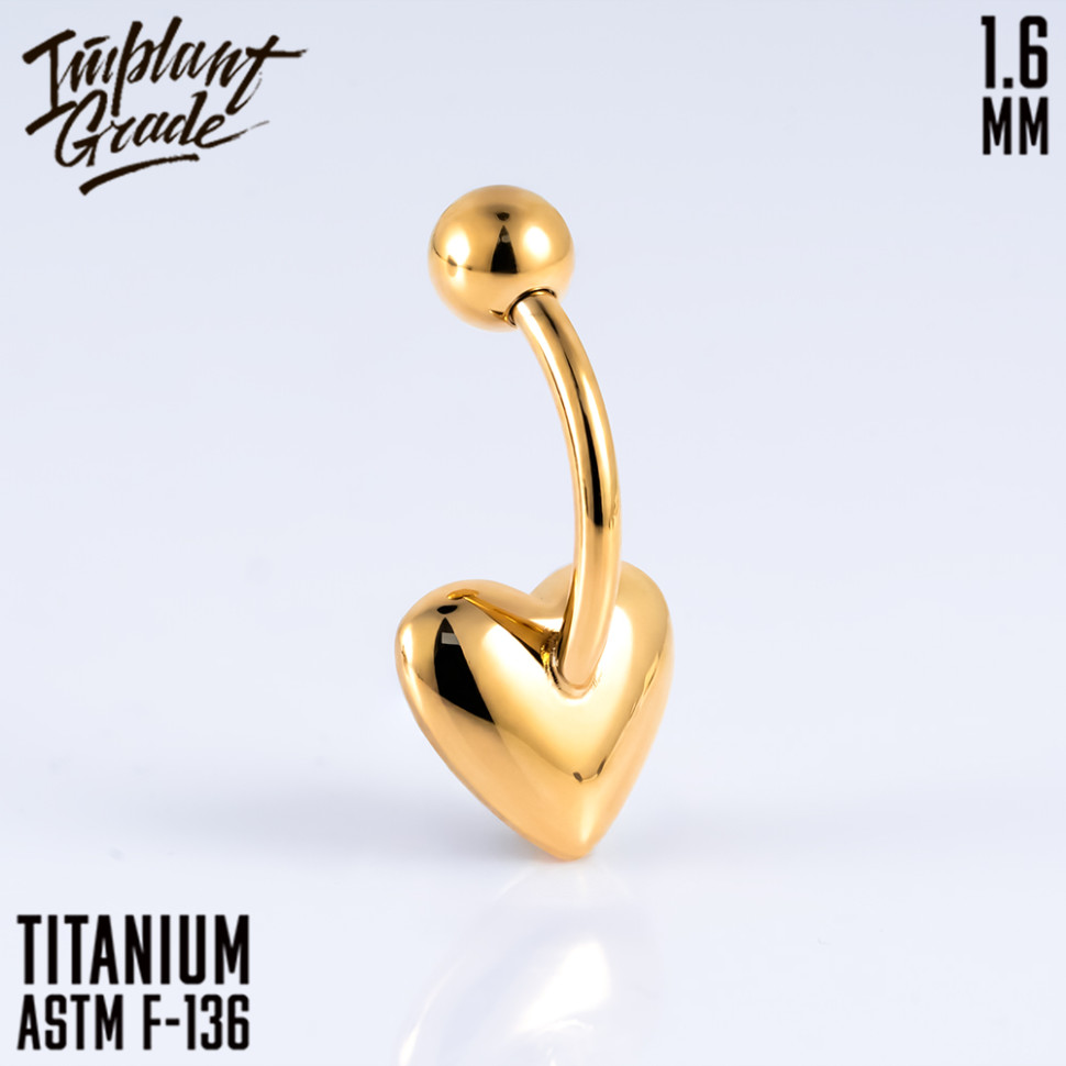 Банан Simple Heart 1.6 мм (14G)