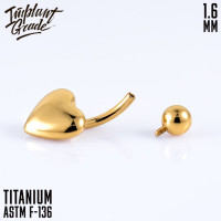 Банан Simple Heart 1.6 мм (14G)