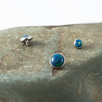 Накрутка с опалом 19 1.6 мм