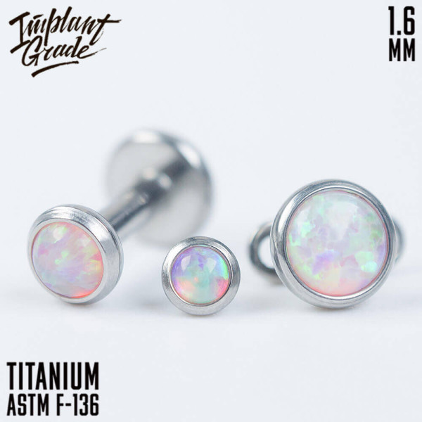 Накрутка с опалом 08 1.6 мм