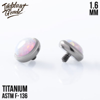 Накрутка с опалом 08 1.6 мм