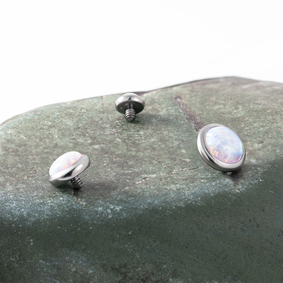 Накрутка с опалом 08 1.6 мм