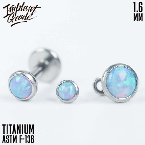 Накрутка с опалом 06 1.6 мм