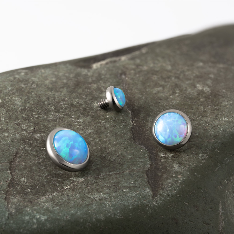 Накрутка с опалом 06 1.6 мм