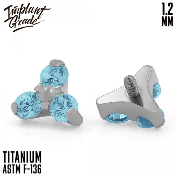 Накрутка Trio Blue Zircon 1.2 мм