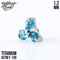 Накрутка Trio Blue Zircon 1.2 мм