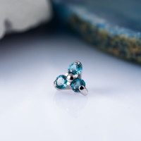 Накрутка Trio Blue Zircon 1.2 мм