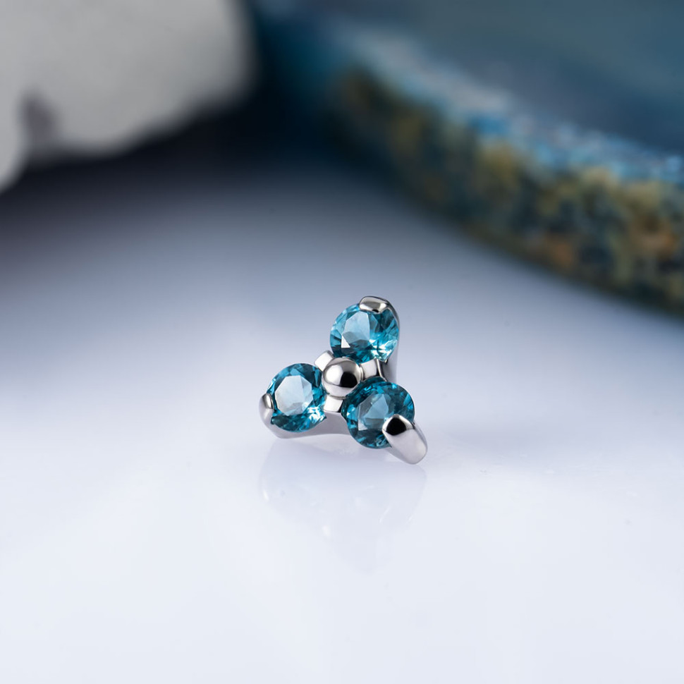Накрутка Trio Blue Zircon 1.2 мм