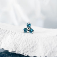 Накрутка Trio Blue Zircon 1.2 мм