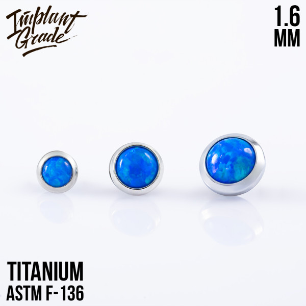 Накрутка с опалом 05L 1.6 мм