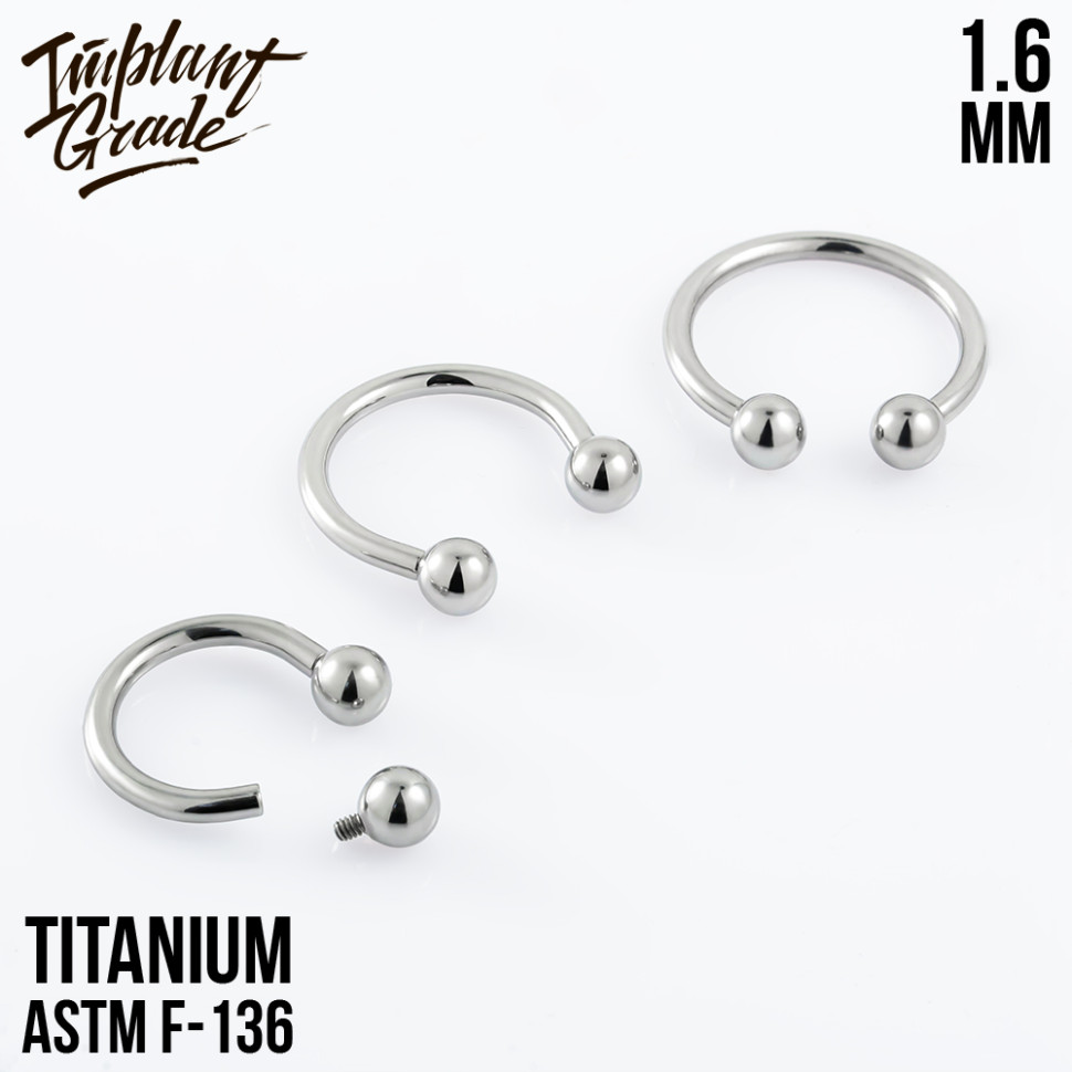 Циркуляр для пирсинга 1.6 мм (14 G)