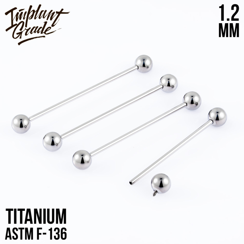 Штанга индастриал 1.2 мм (16 G)