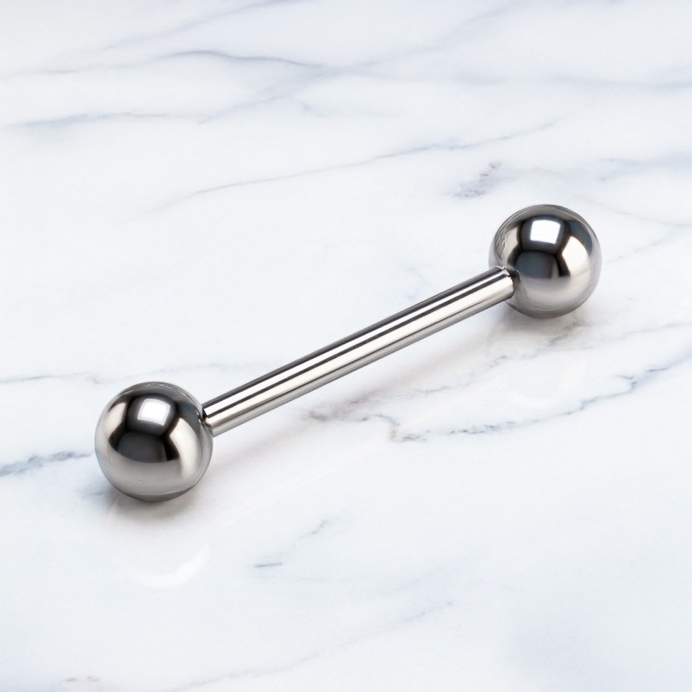 Штанга для пирсинга 1.2 мм (16 G) шар 5 мм