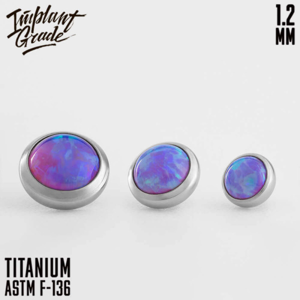 Накрутка с опалом 51 1.2 мм