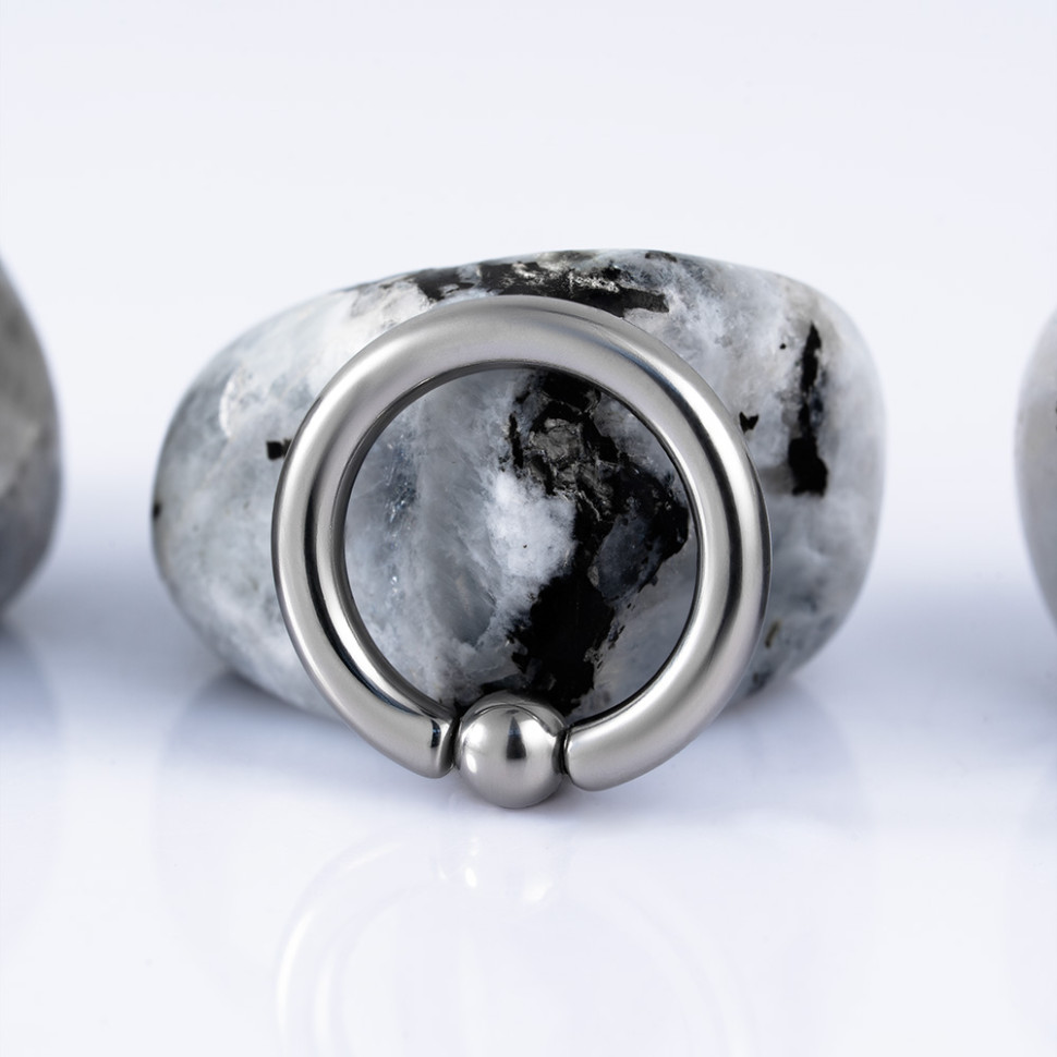 Кольцо с шариком 2.5 мм (10G)