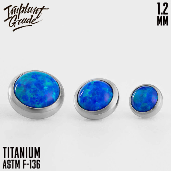 Накрутка с опалом 27 1.2 мм