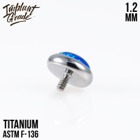 Накрутка с опалом 27 1.2 мм