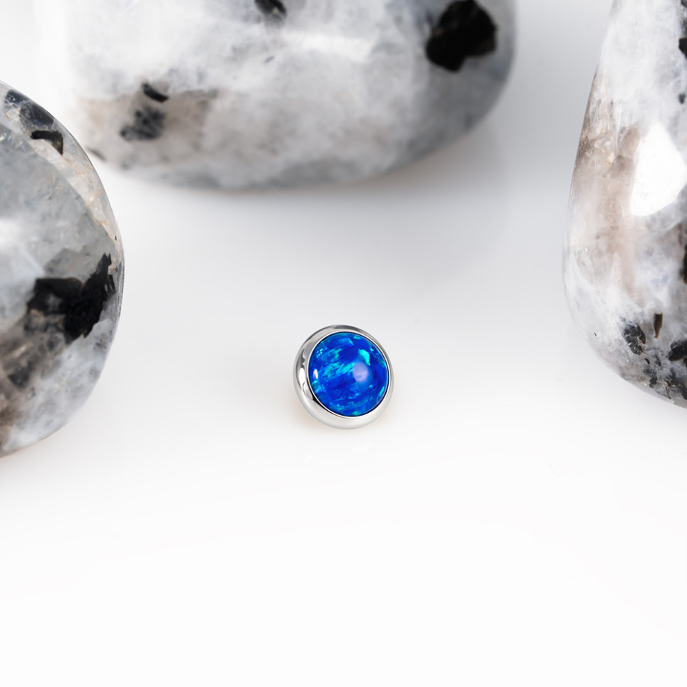 Накрутка с опалом 27 1.2 мм