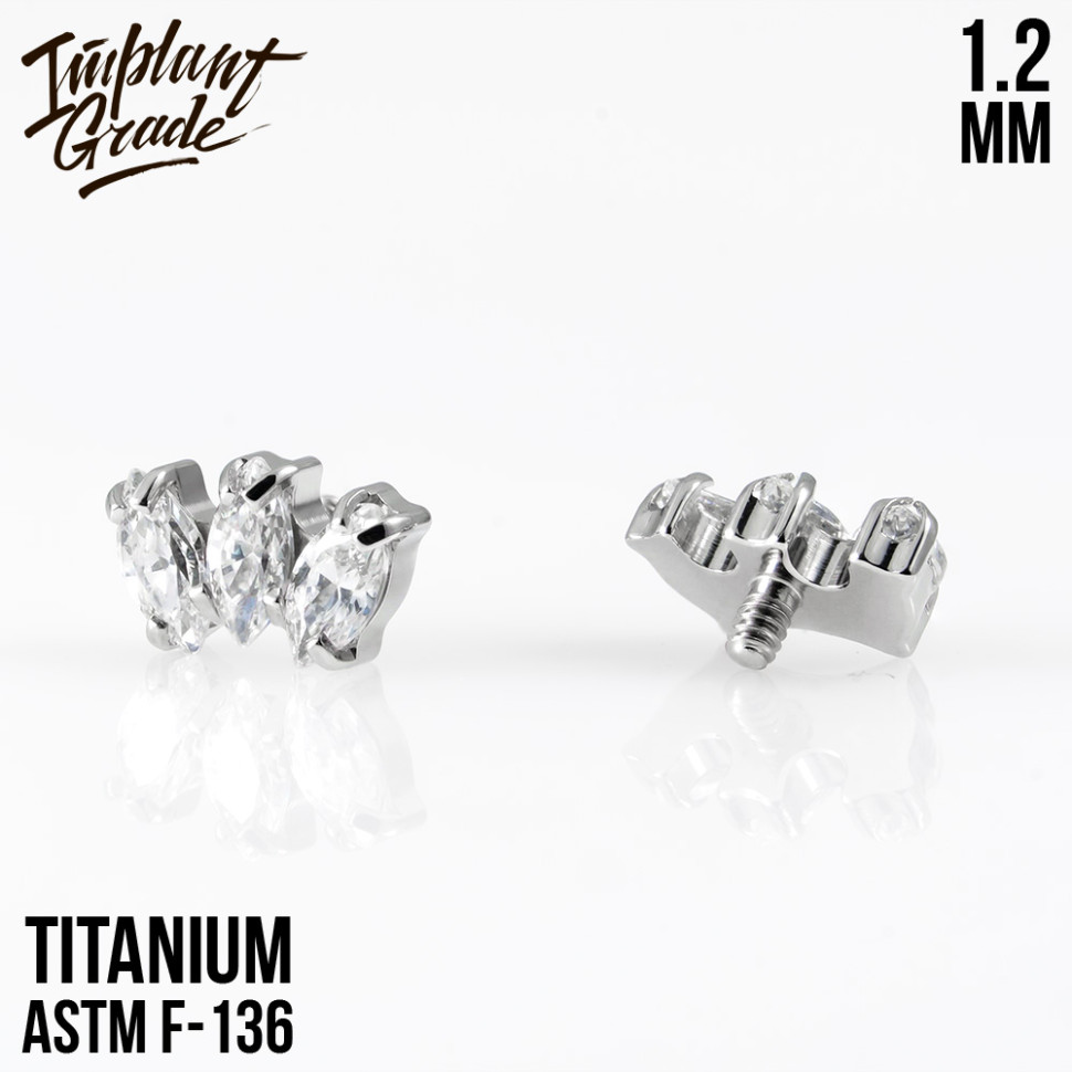 Накрутка-кластер Marquise mini 1.2 мм