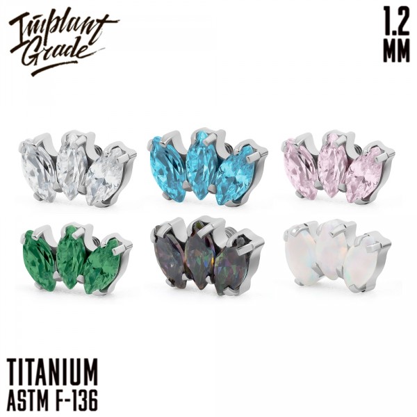 Накрутка-кластер Marquise mini 1.2 мм