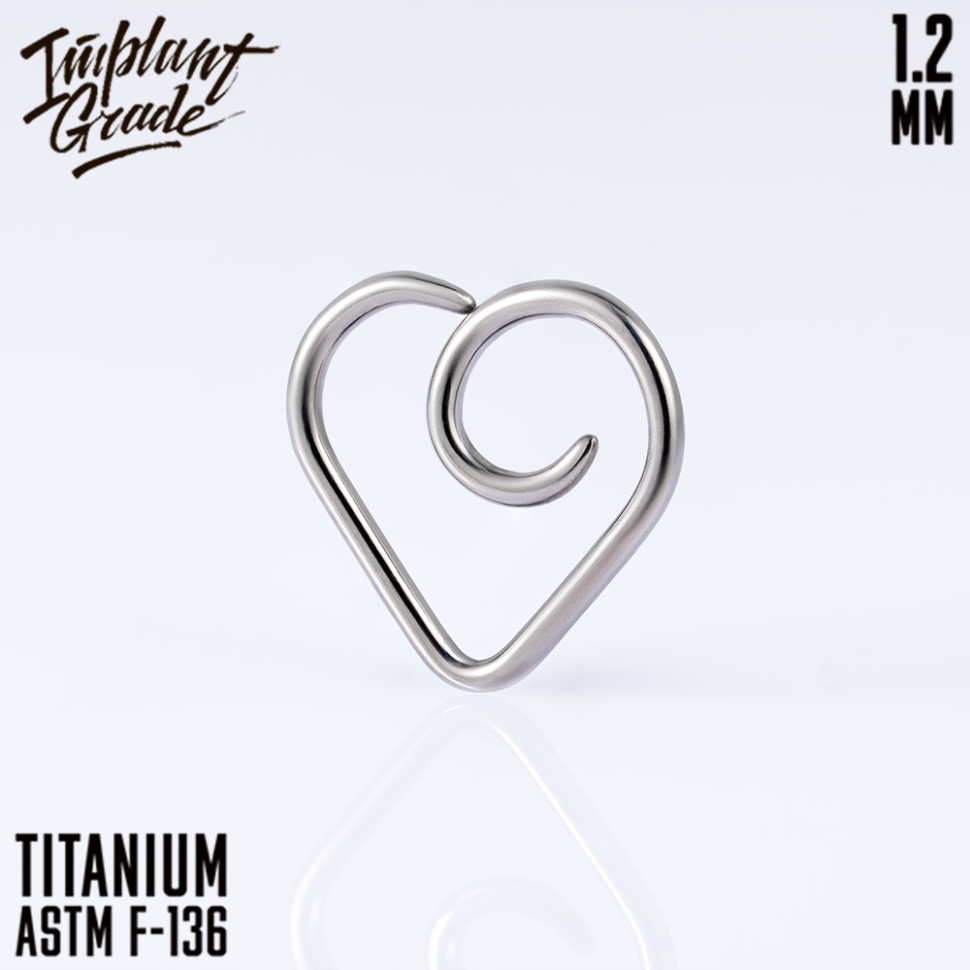 Кольцо Дэйс Love 1.2 мм (16 G)