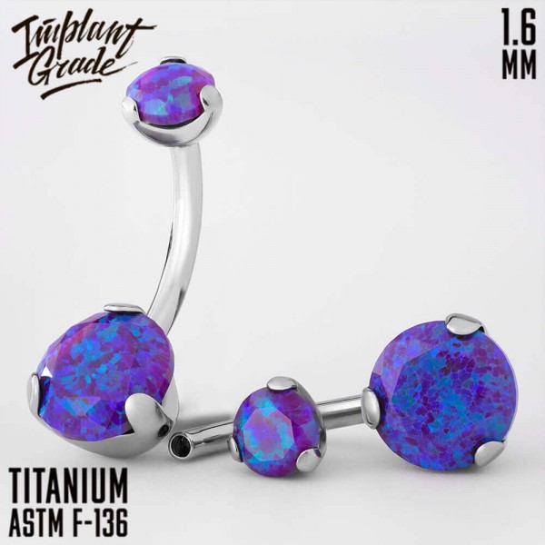 Банан Opal 52 Diamond cut 1.6 мм (14G)