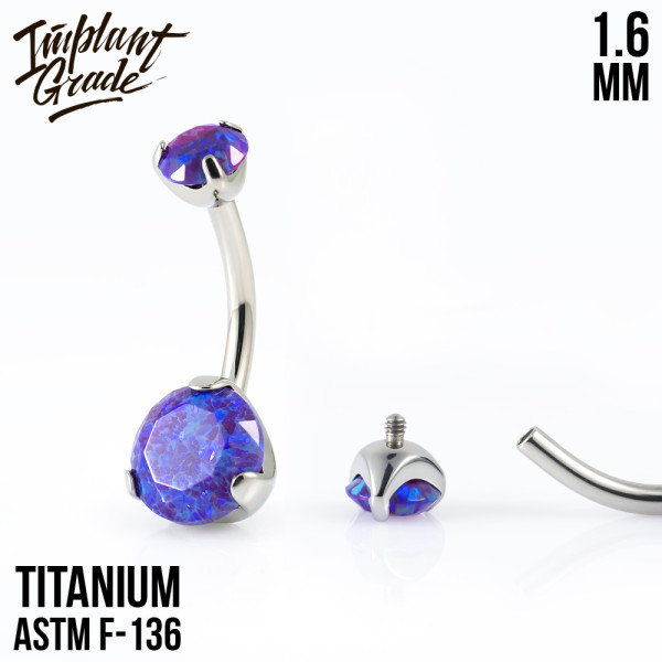 Банан Opal 52 Diamond cut 1.6 мм (14G)