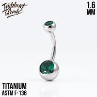Банан Classic 2 Gem 1.6 мм (14 G)