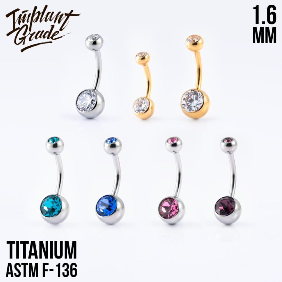 Банан Classic 2 Gem 1.6 мм (14 G)