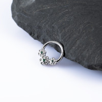 Кольцо-кликер Flower 1.2 мм (16 G) 