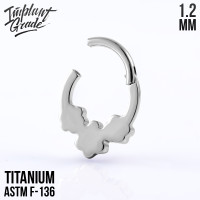 Кольцо-кликер Flower 1.2 мм (16 G) 