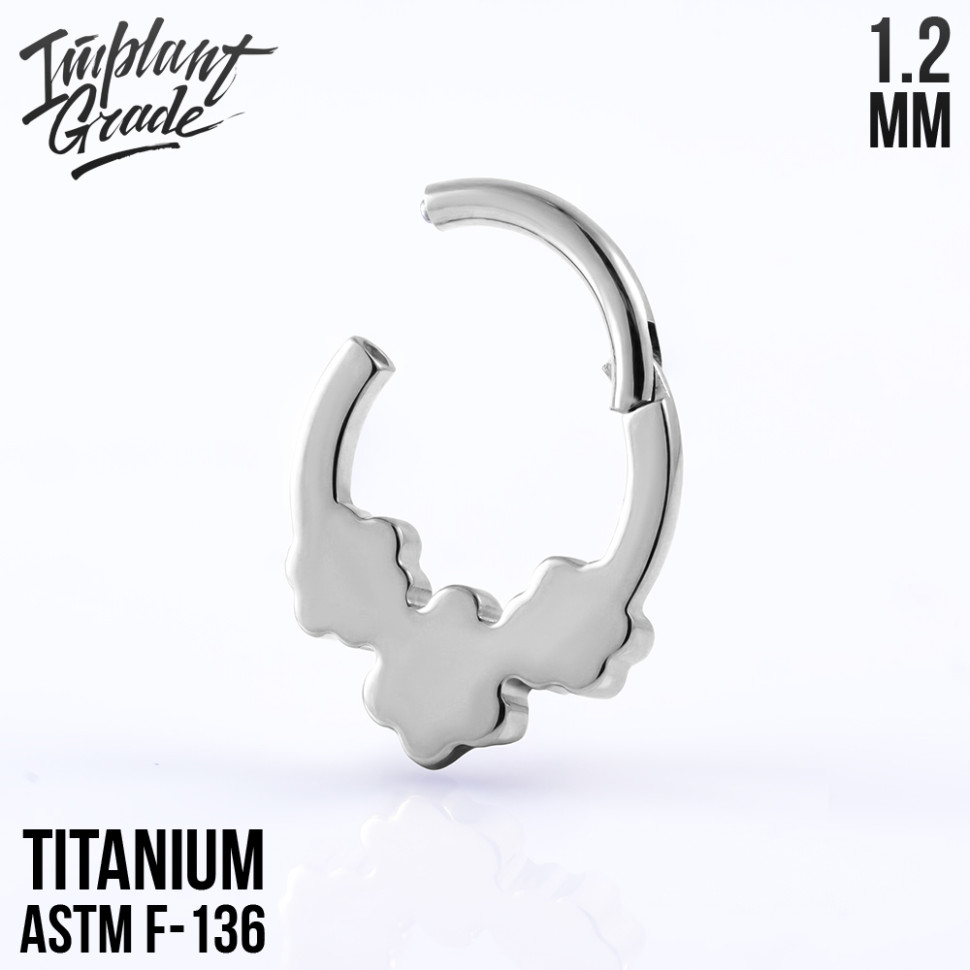 Кольцо-кликер Flower 1.2 мм (16 G) 