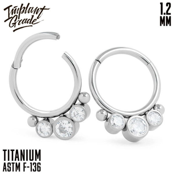 Кольцо-кликер Ringo 1.2 мм (16 G)