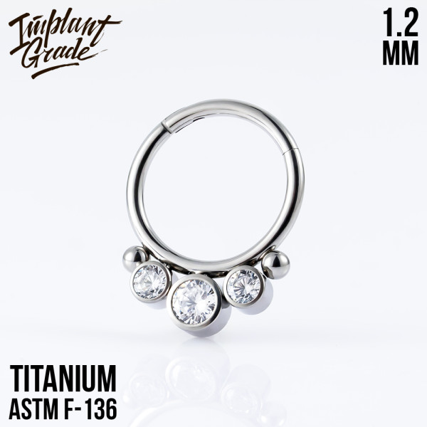 Кольцо-кликер Ringo 1.2 мм (16 G)