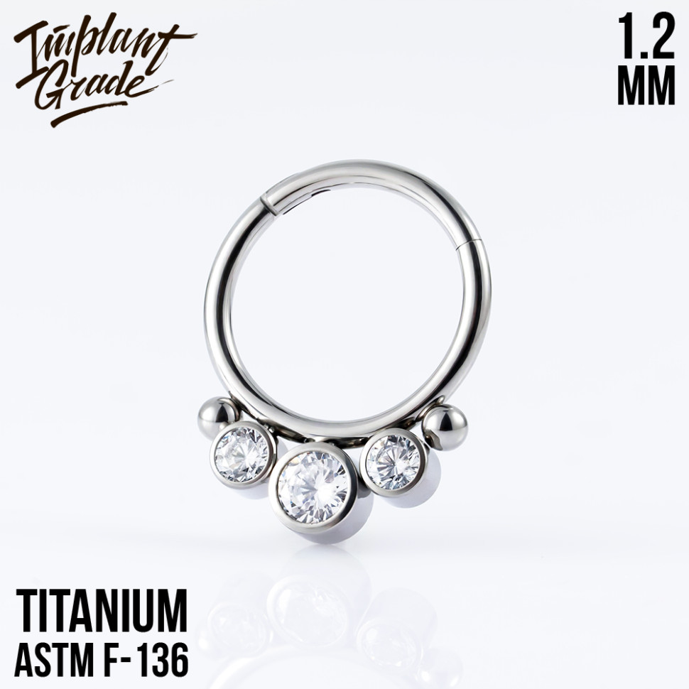 Кольцо-кликер Ringo 1.2 мм (16 G)