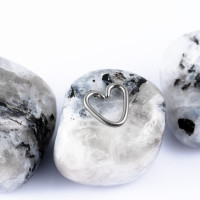 Кольцо дэйс Heart 1.2 мм (16 G)
