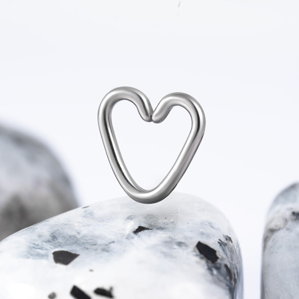 Кольцо дэйс Heart 1.2 мм (16 G)