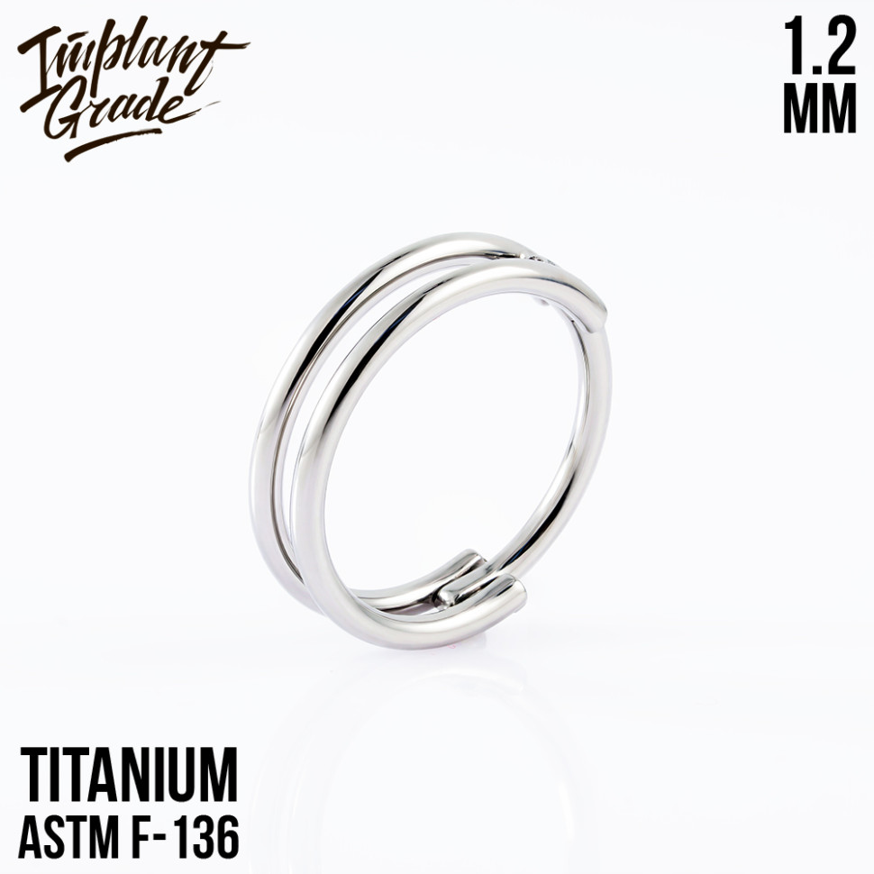 Кольцо-кликер Simple Yan 1.2 мм (16 G)