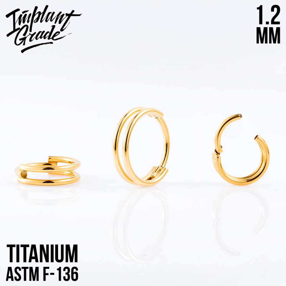 Кольцо-кликер Simple Yan 1.2 мм (16 G)