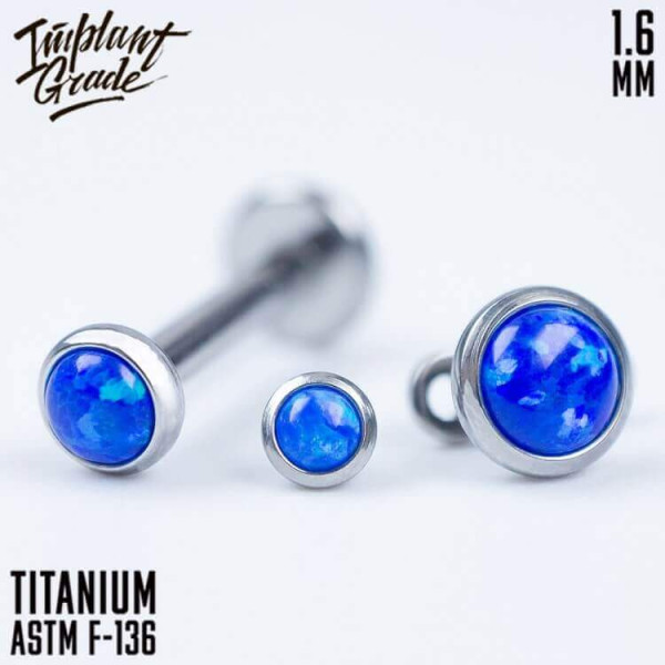 Накрутка с опалом 50 1.6 мм