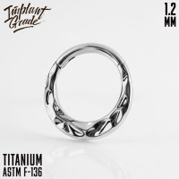 Кольцо-кликер Ornament 1.2 мм (16 G)